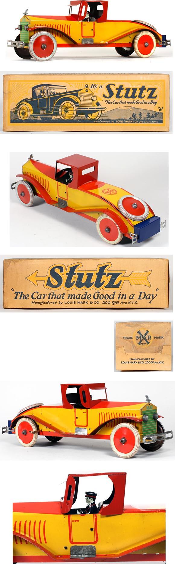 1928 Marx, Stutz Roadster in Original Box